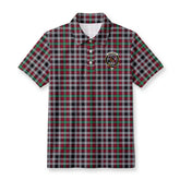 Borthwick Ancient Tartan Crest Birdseye Mesh Polo Shirt