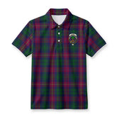 Cairns Tartan Crest Birdseye Mesh Polo Shirt