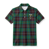 Chisholm Hunting Ancient Tartan Crest Birdseye Mesh Polo Shirt