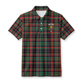 Cumming Hunting Ancient Tartan Crest Birdseye Mesh Polo Shirt