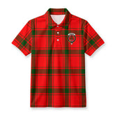 Darroch (Gourock) Tartan Crest Birdseye Mesh Polo Shirt
