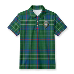 Duncanson Tartan Crest Birdseye Mesh Polo Shirt