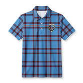 Elliot Ancient Tartan Crest Birdseye Mesh Polo Shirt