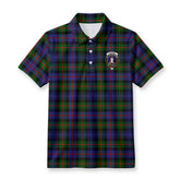 Fleming Tartan Crest Birdseye Mesh Polo Shirt