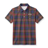 Fraser (of Lovat) Hunting Modern Tartan Crest Birdseye Mesh Polo Shirt