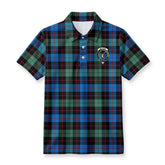 Guthrie Ancient Tartan Crest Birdseye Mesh Polo Shirt