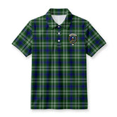 Haliburton Tartan Crest Birdseye Mesh Polo Shirt