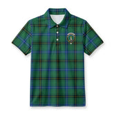 Henderson Ancient Tartan Crest Birdseye Mesh Polo Shirt