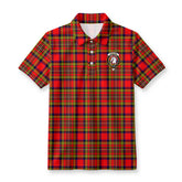 Hepburn Tartan Crest Birdseye Mesh Polo Shirt