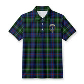Kirkpatrick Tartan Crest Birdseye Mesh Polo Shirt