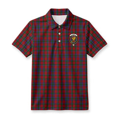 Lyle Tartan Crest Birdseye Mesh Polo Shirt