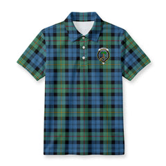 MacEwan Ancient Tartan Crest Birdseye Mesh Polo Shirt