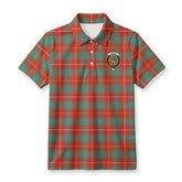 MacFie Ancient Tartan Crest Birdseye Mesh Polo Shirt