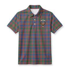 MacIntyre Ancient Tartan Crest Birdseye Mesh Polo Shirt