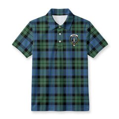 MacKay Ancient Tartan Crest Birdseye Mesh Polo Shirt