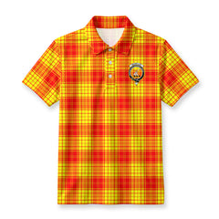 MacMillan Clan Tartan Crest Birdseye Mesh Polo Shirt