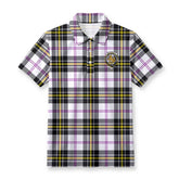 MacPherson Dress Modern Tartan Crest Birdseye Mesh Polo Shirt