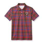 MacRae Ancient Tartan Crest Birdseye Mesh Polo Shirt