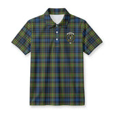 McClellan Ancient Tartan Crest Birdseye Mesh Polo Shirt
