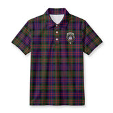 McCrindle Tartan Crest Birdseye Mesh Polo Shirt