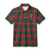 McCullough Tartan Crest Birdseye Mesh Polo Shirt