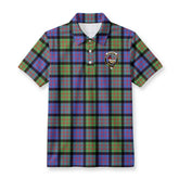 McDonald Ancient Tartan Crest Birdseye Mesh Polo Shirt