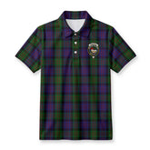 McDonald Tartan Crest Birdseye Mesh Polo Shirt