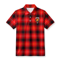 McIvor Tartan Crest Birdseye Mesh Polo Shirt