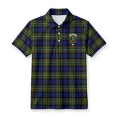 McLaren Modern Tartan Crest Birdseye Mesh Polo Shirt