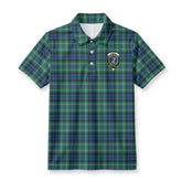McNeil of Colonsay Ancient Tartan Crest Birdseye Mesh Polo Shirt