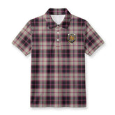 McPherson Hunting Ancient Tartan Crest Birdseye Mesh Polo Shirt
