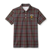 Nicolson Hunting Weathered Tartan Crest Birdseye Mesh Polo Shirt