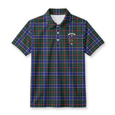 Ogilvie Hunting Modern Tartan Crest Birdseye Mesh Polo Shirt