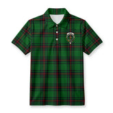 Orrock Tartan Crest Birdseye Mesh Polo Shirt