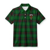 Primrose Tartan Crest Birdseye Mesh Polo Shirt
