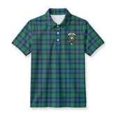 Shaw (of Sauchie) Ancient Tartan Crest Birdseye Mesh Polo Shirt