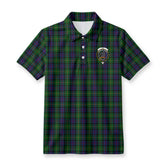 Tait Tartan Crest Birdseye Mesh Polo Shirt