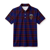 Wedderburn Tartan Crest Birdseye Mesh Polo Shirt