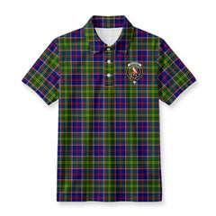 Whiteford Tartan Crest Birdseye Mesh Polo Shirt