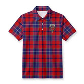 Wishart Dress Tartan Crest Birdseye Mesh Polo Shirt
