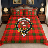 Adair Modern Tartan Crest Bedding Set