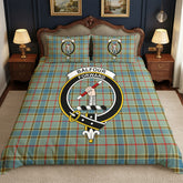 Balfour Blue Tartan Crest Bedding Set
