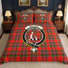 Butter Tartan Crest Bedding Set