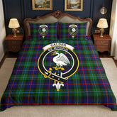 Calder (Calder-Campbell) Tartan Crest Bedding Set