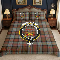 Cameron of Erracht Weathered Tartan Crest Bedding Set