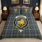 Campbell Argyll Modern Tartan Crest Bedding Set