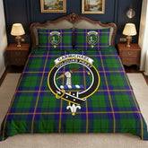 Carmichael Modern Tartan Crest Bedding Set