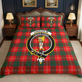 Chisholm Modern Tartan Crest Bedding Set