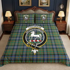 Cochrane Ancient Tartan Crest Bedding Set