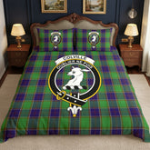Colville Tartan Crest Bedding Set